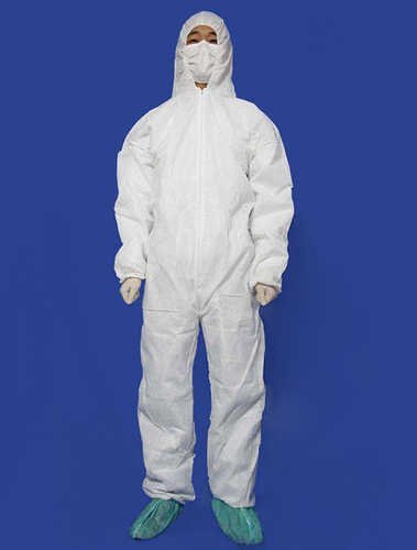 100% nonwoven fabric waterproof dustproof oilproof personal protective coverall garment